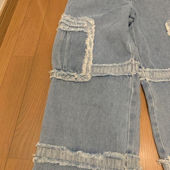 denim shorts - Picture 2 of 2